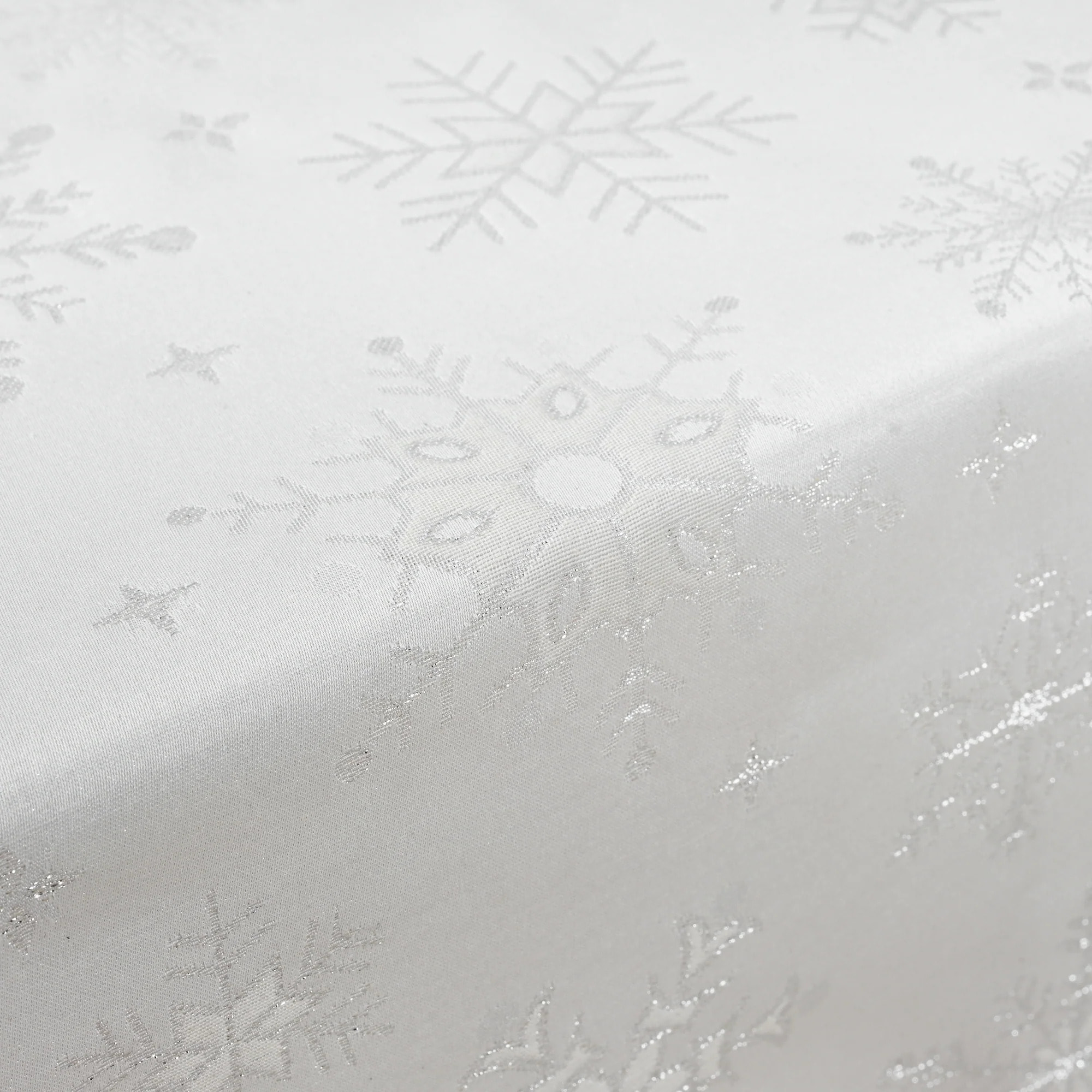 Nappe en tissu jacquard fil d'argent PSC4821
