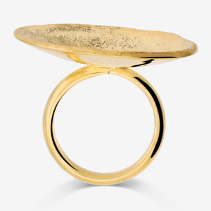 Anello Cocktail Ovale Satinato