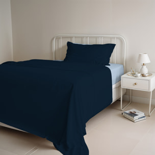 COMPLETO LETTO NATURAL COLOR, 100% COTONE - SINGOLO