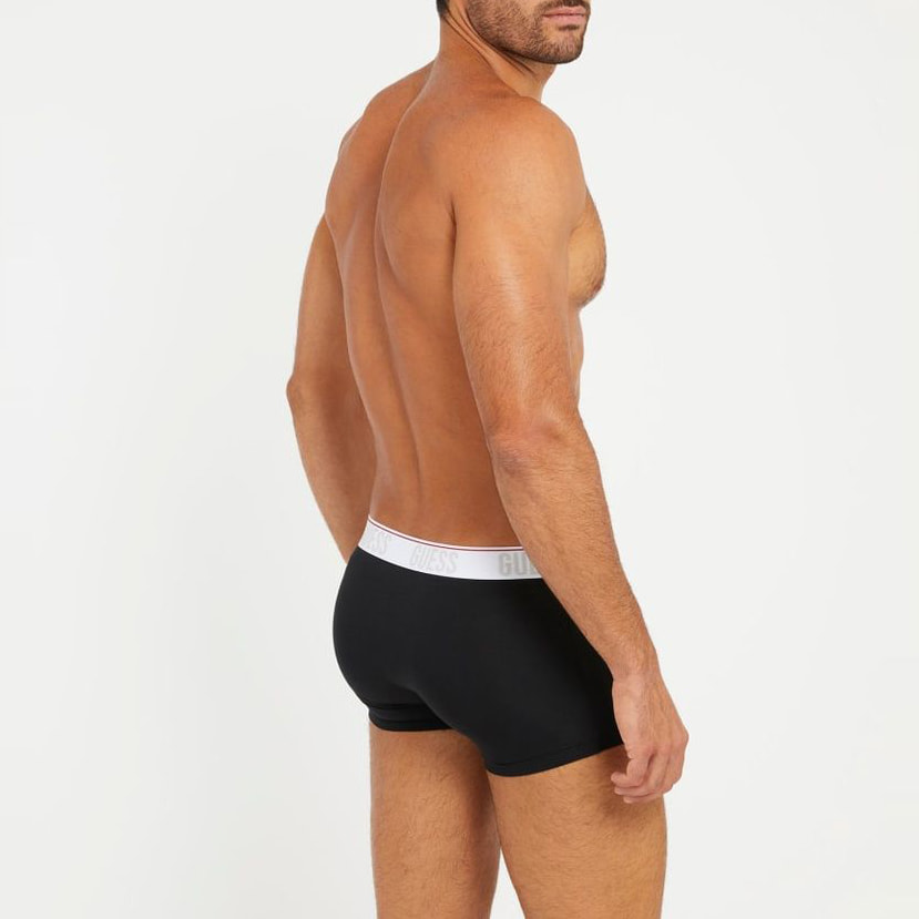 Boxer Joe (x3) - coton - logo - noir