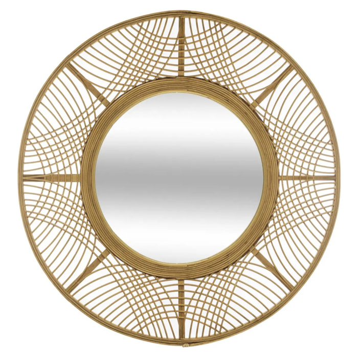 Miroir "Ina" bambou D70cm