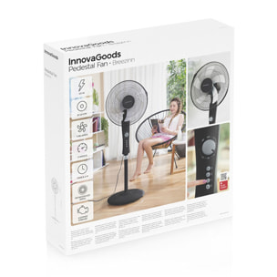 Ventilateur sur Pied InnovaGoods Breezinn Noir 45 W