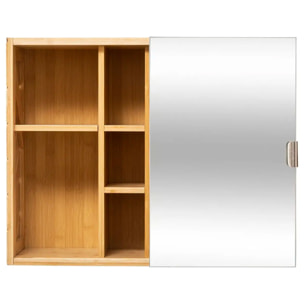 Mueble organizador de baño con espejo Five