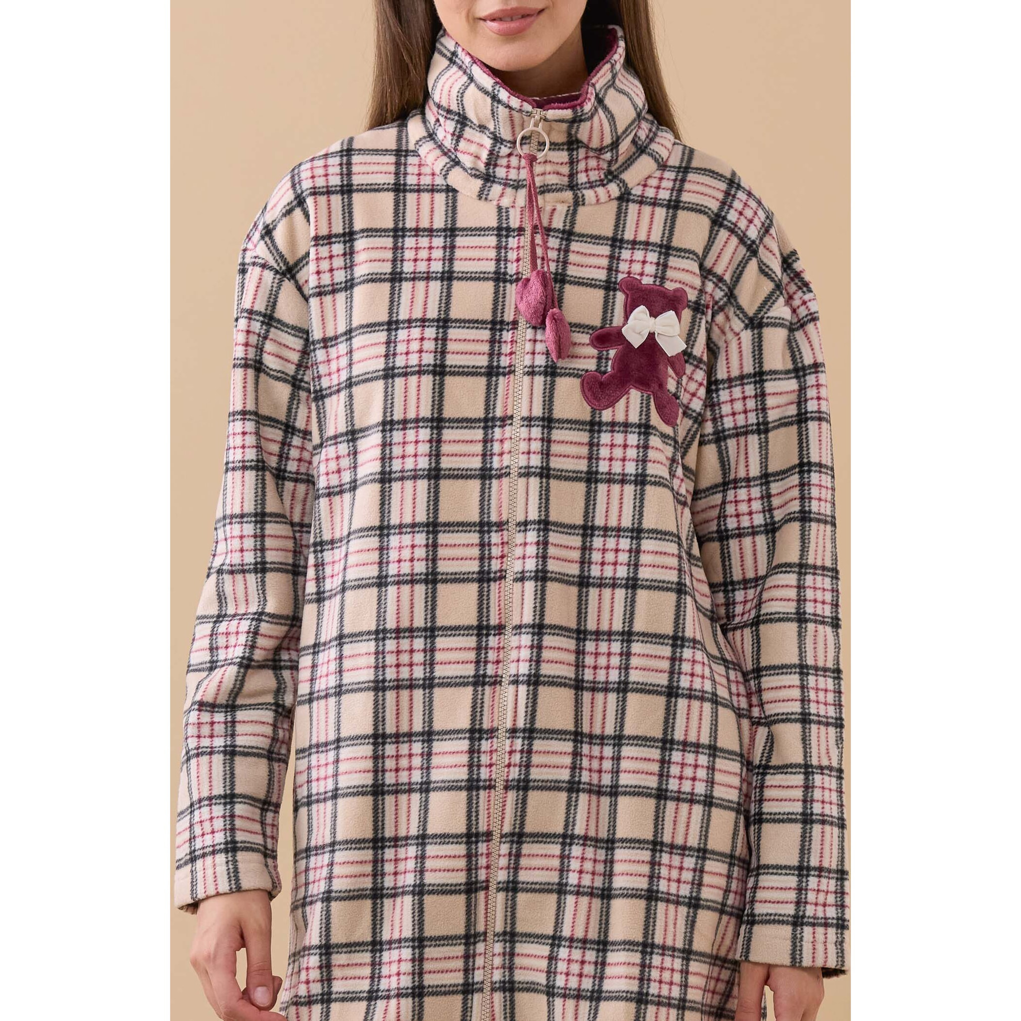 Vestaglia donna micropile scots Noidinotte