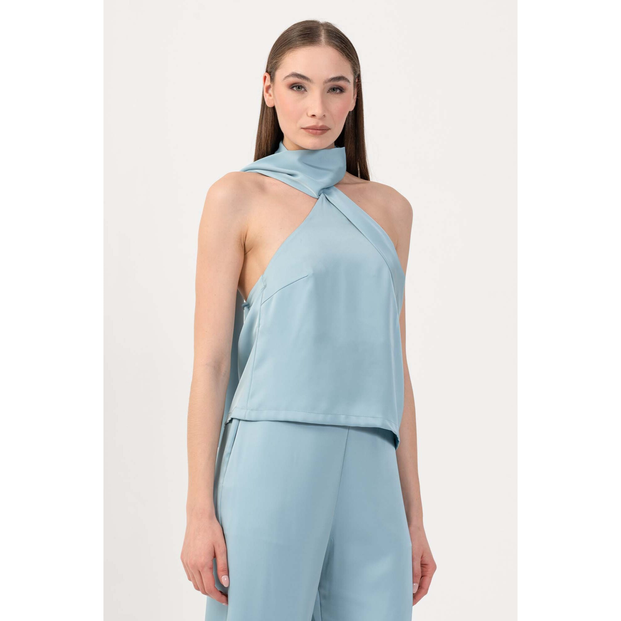 Kocca - Top con fascia e scollo a incrocio Donna