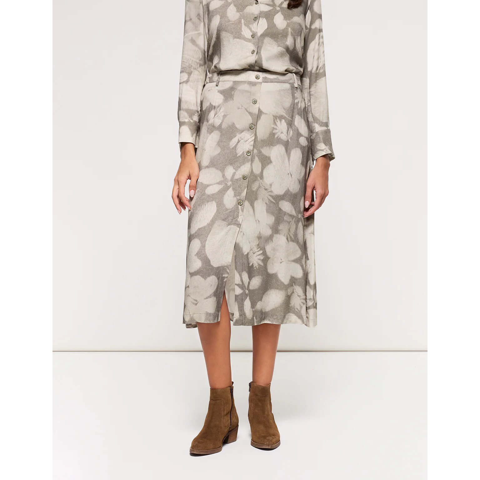 Falda Midi Verde - Lori