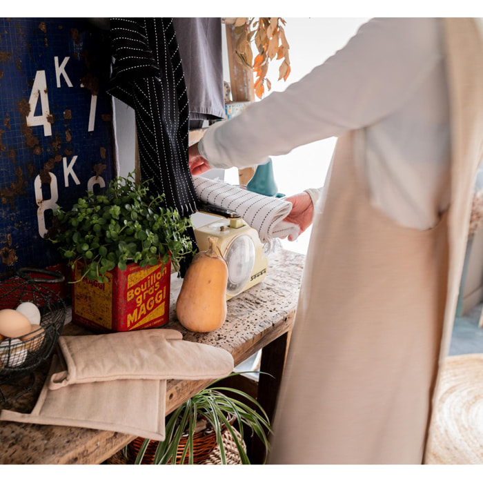 Lot gant de cuisine/manique recyclé Jona