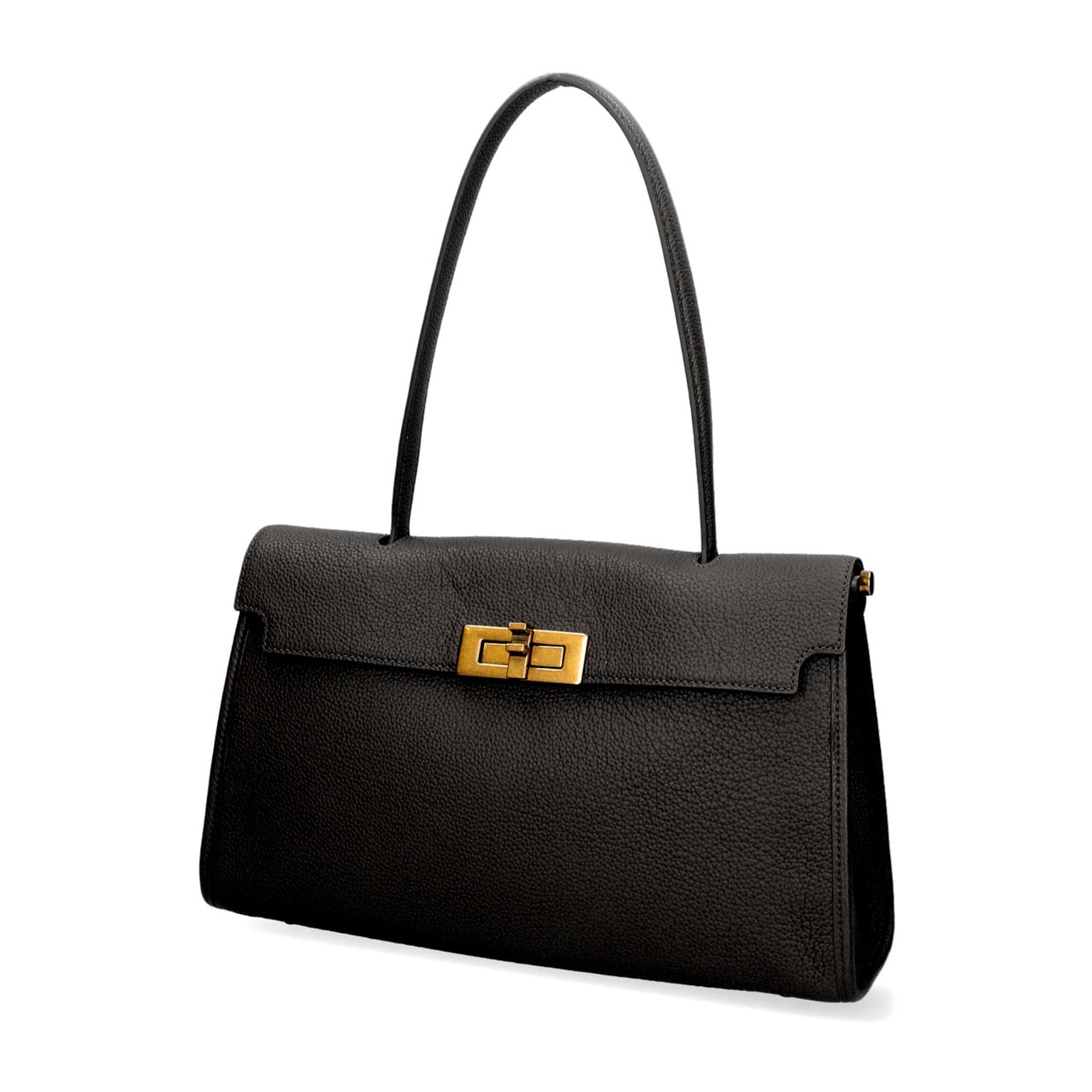 Borsa a mano da donna Made in Italy - Modello Fiorenza Lux - 100% pelle - 33.0 x 20.0 x 9.0 cm