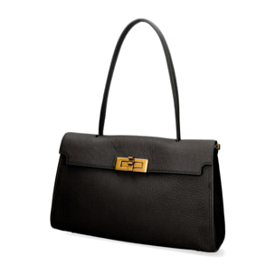 Borsa a mano da donna Made in Italy - Modello Fiorenza Lux - 100% pelle - 33.0 x 20.0 x 9.0 cm