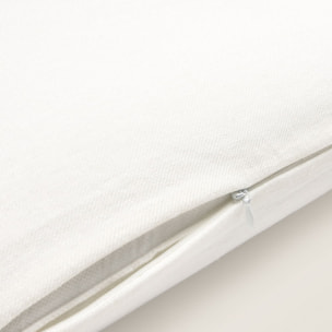 Funda de cojín algodón rayas Sonarec color azul Algodón