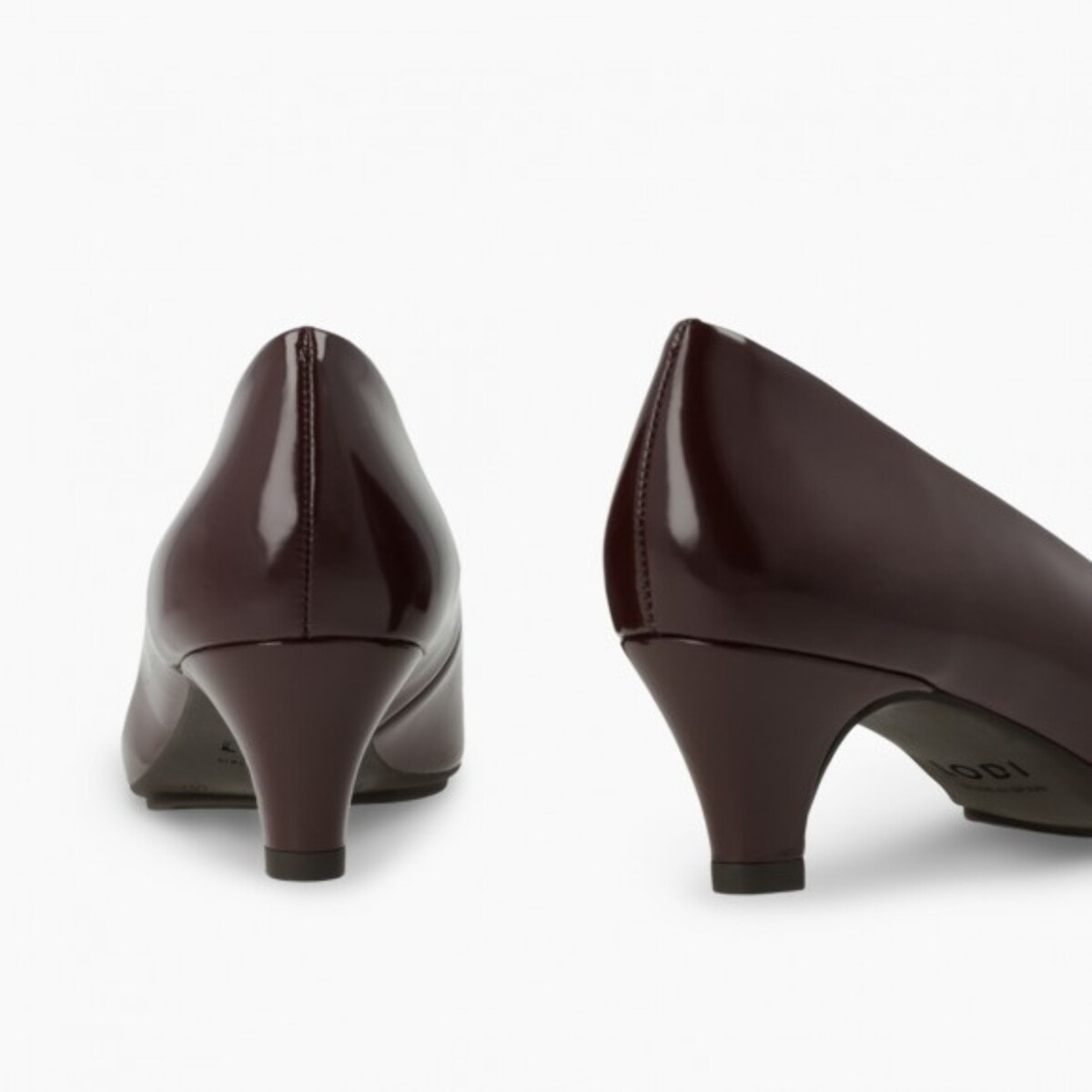 ZAPATOS DE SALÓN BURDEOS CHINTO