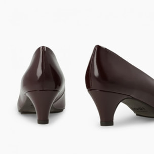 ZAPATOS DE SALÓN BURDEOS CHINTO