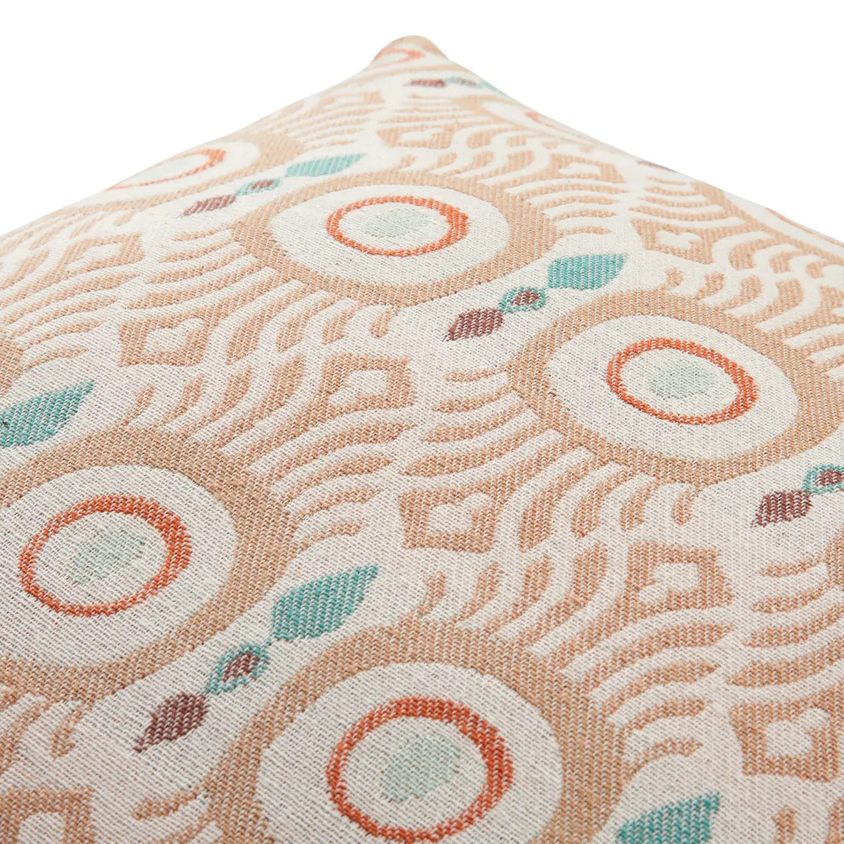 Coussin "Ikat" jacquard 50x50cm