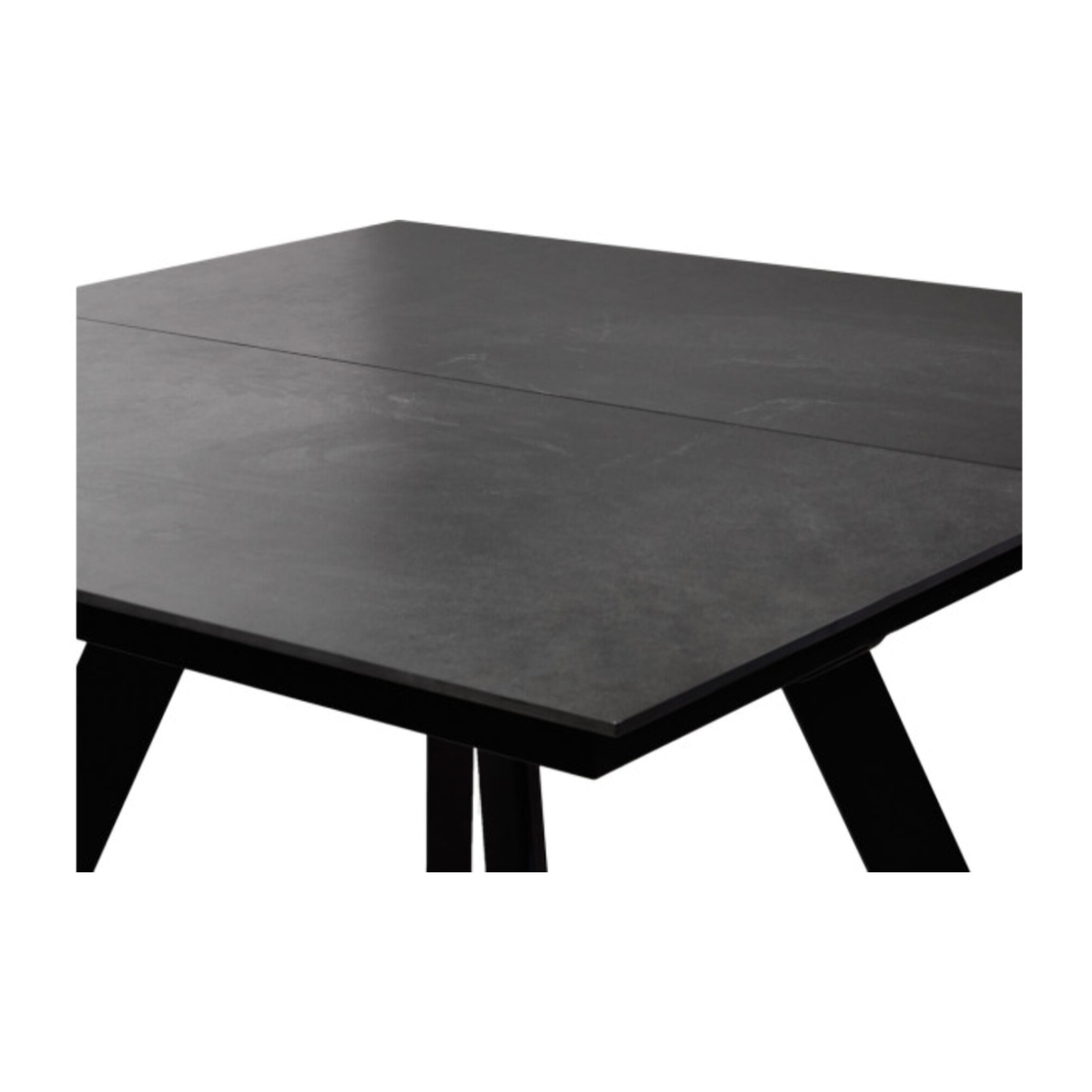 Table carrée en céramique extensible 190x140cm gris - PATRA