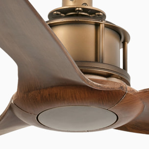 JUST FAN S Ventilatore a soffitto  oro vecchio/noce