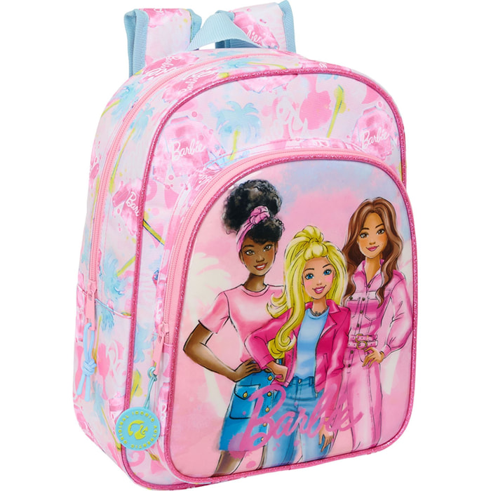 Mochila infantil adapt.carro barbie "painterly"