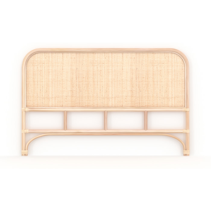 Tête de lit 140 cm en rotin naturel - Grace