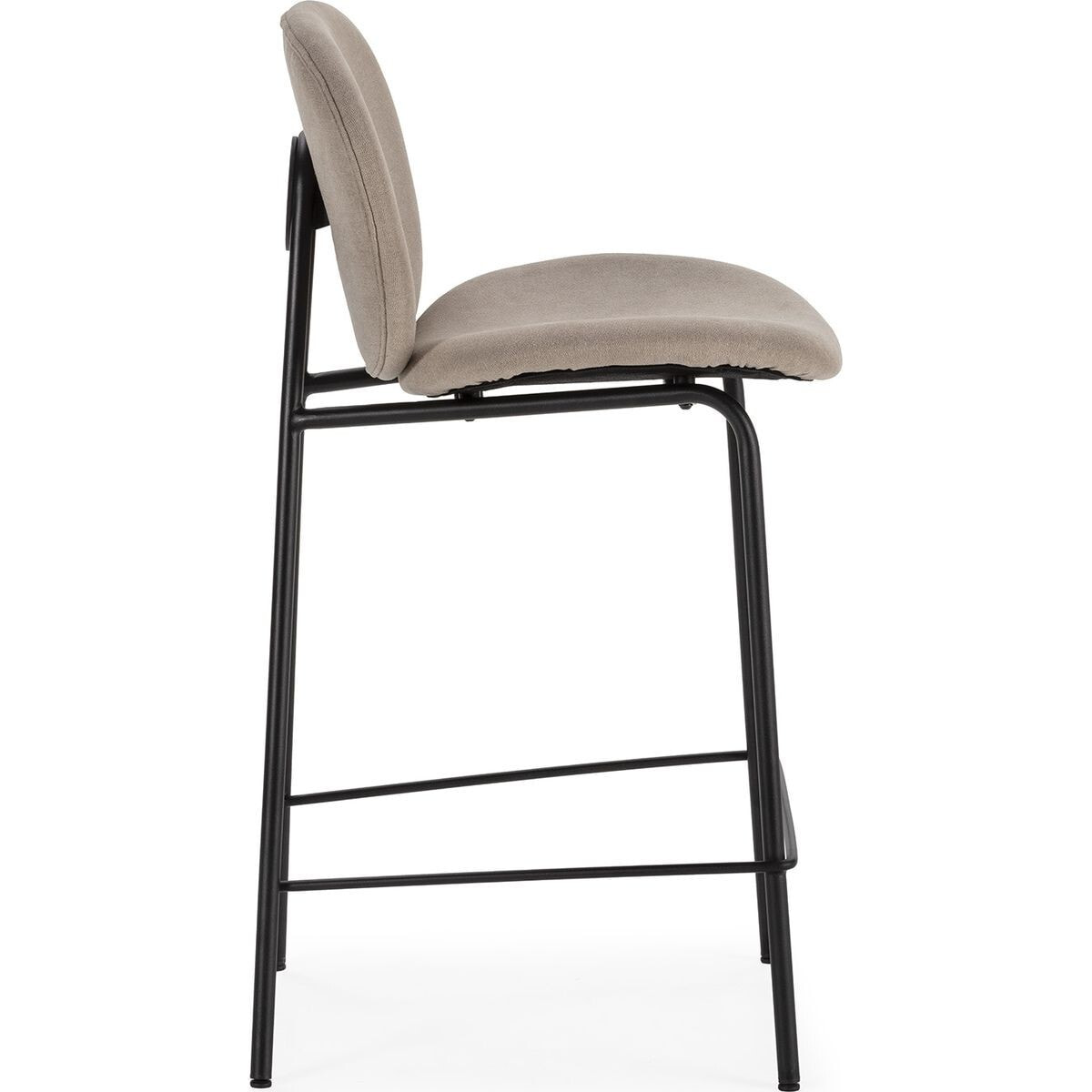 Lot de 2 tabourets en tissu - BOREAL