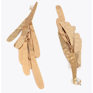 Orecchini con Frange Metalliche