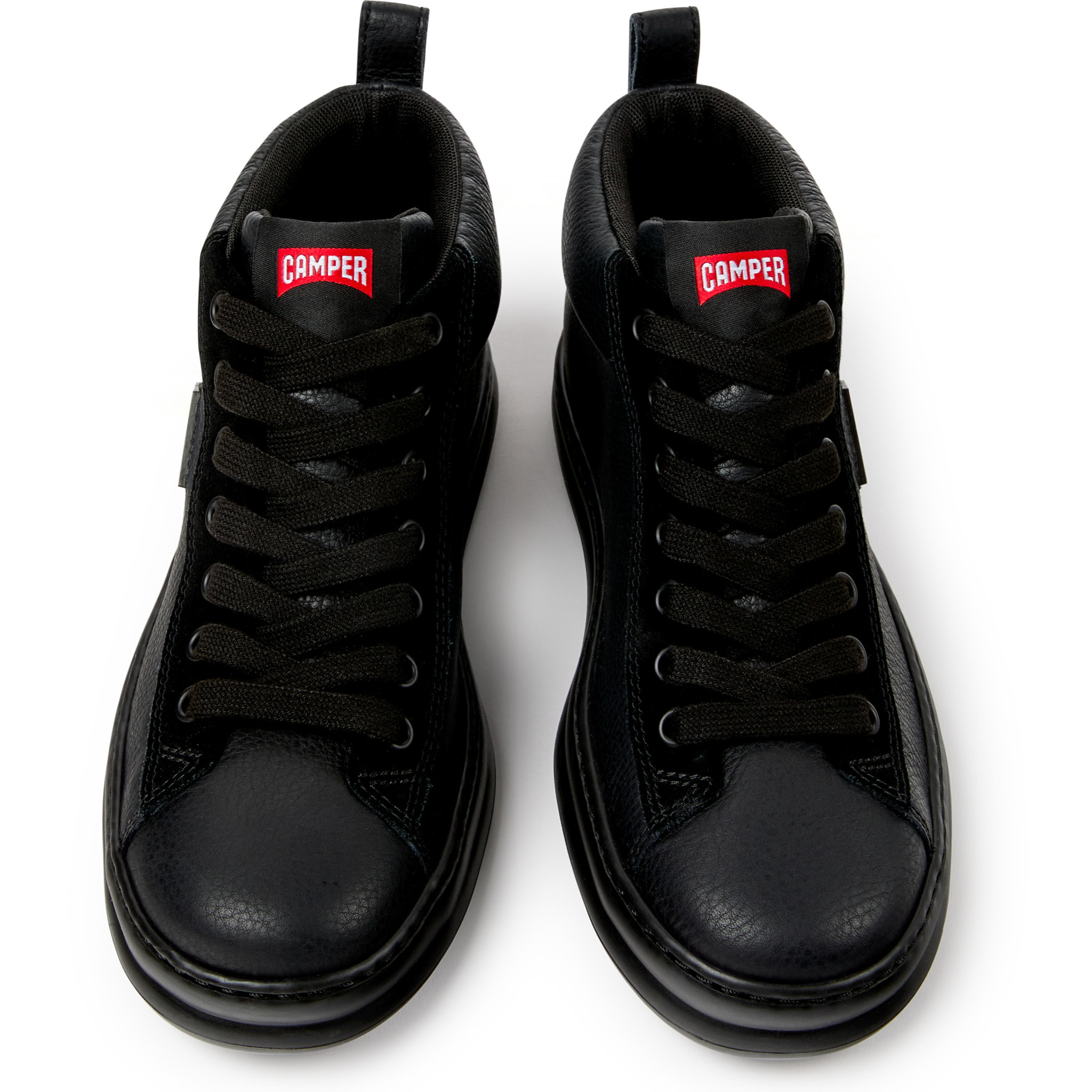 Sneaker-Bootie - CAMPER Runner Four - Negro - Piel lisa