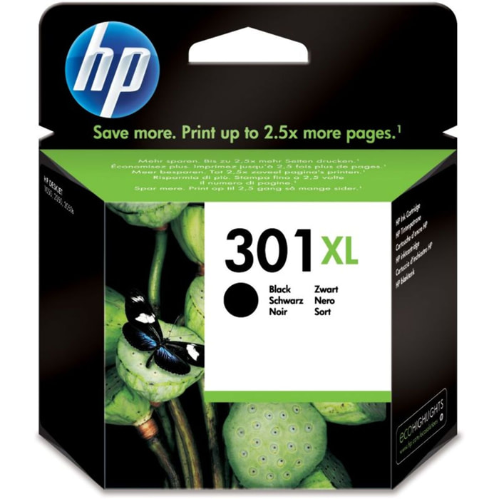 Cartouche d'encre HP 301 XL noire