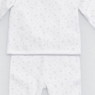 Set di primi vestiti per neonato bianchi