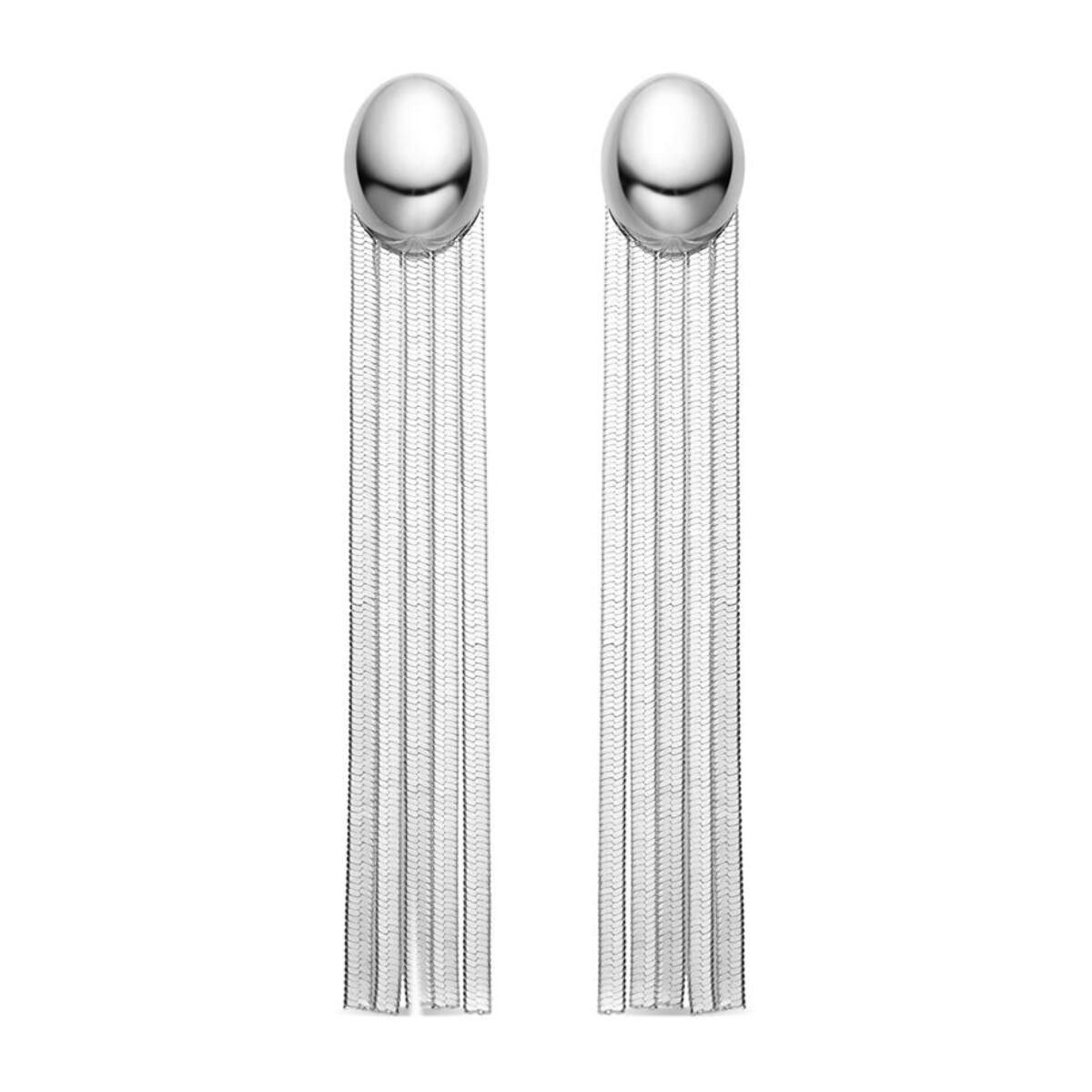 Pendientes Lux by Lux acabadoss en rodio