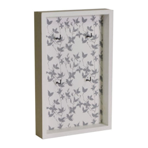 Portachiavi in legno Lucia 4 posti cm16x3,5h25