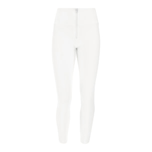 Pantaloni push up WR.UP® 7/8 superskinny vita alta similpelle