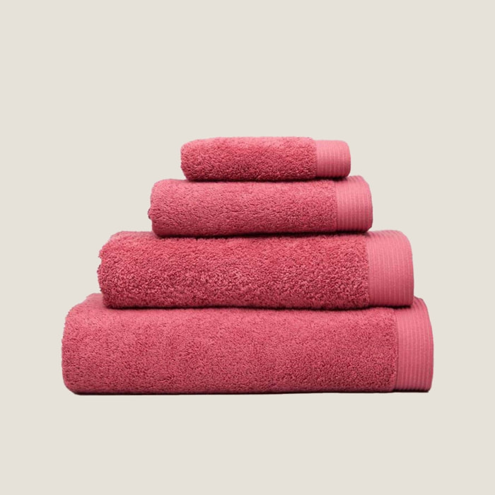 Toalla baño algodón Maxim color rosa frambuesa 100% Algodón