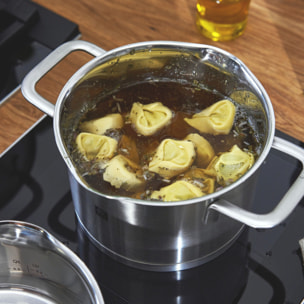 4-pcs, Set de casseroles, Argent