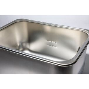 Friteuse semi-professionnelle FRIFRI 3528 Gris Duofil 1kg
