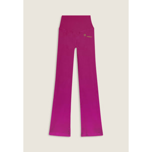 Leggings sportivi seamless a zampa con vita altissima