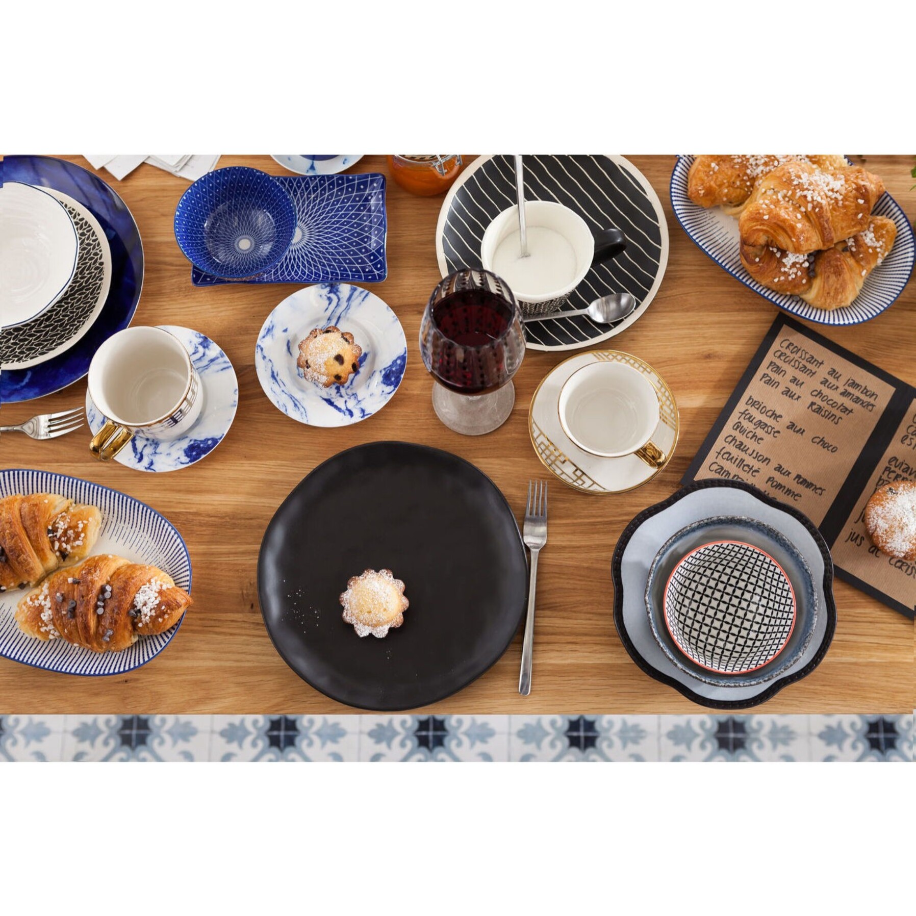 Assiettes Organic 26cm noires set de 6 Kare Design