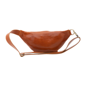 Marsupio  da uomo In Vera pelle Made in Italy 30x15x8,5 cm