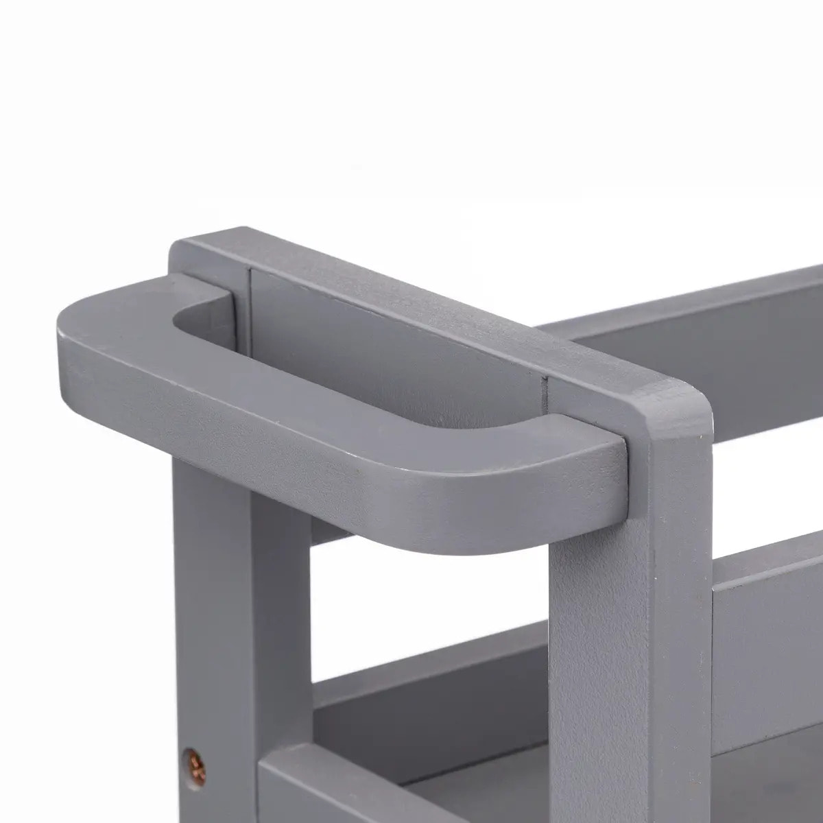 Desserte à roulettes 3 niveaux Gris béton Colorama