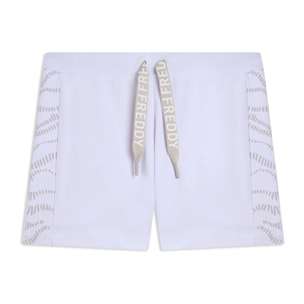 Pantaloni Shorts con Motivo Grafico e Logo FREDDY