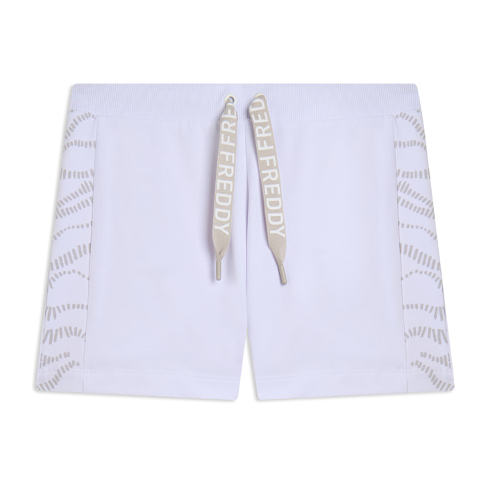 Pantaloni Shorts con Motivo Grafico e Logo FREDDY