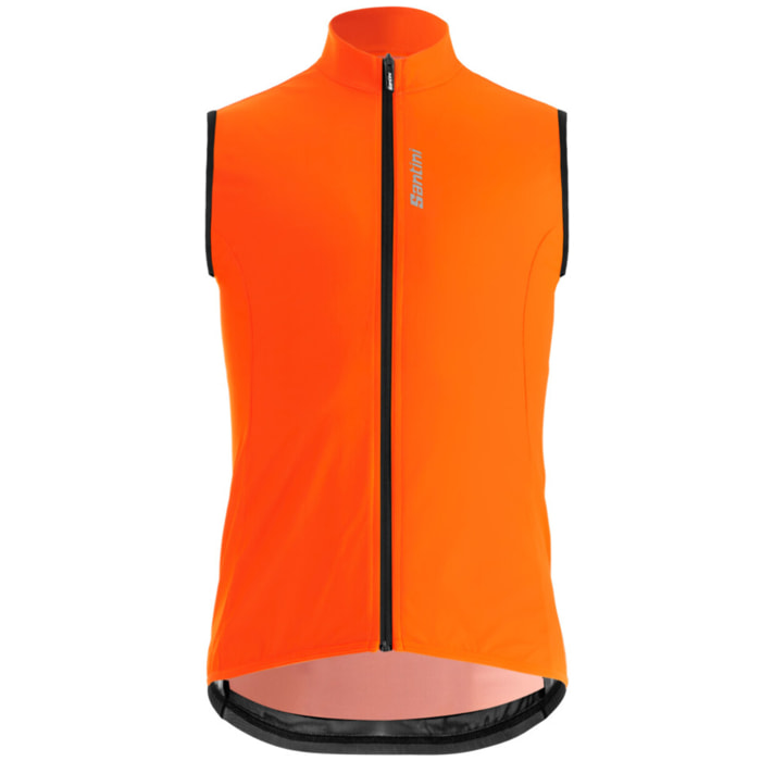 Vis - Gilet Coupe Vent - Orange Fluo - Homme