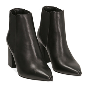 Chelsea boots neri in pelle di vitello