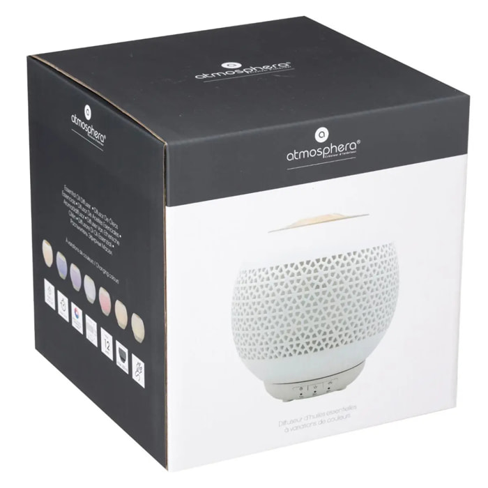 Diffuseur d'huiles essentielles blanc 250ml