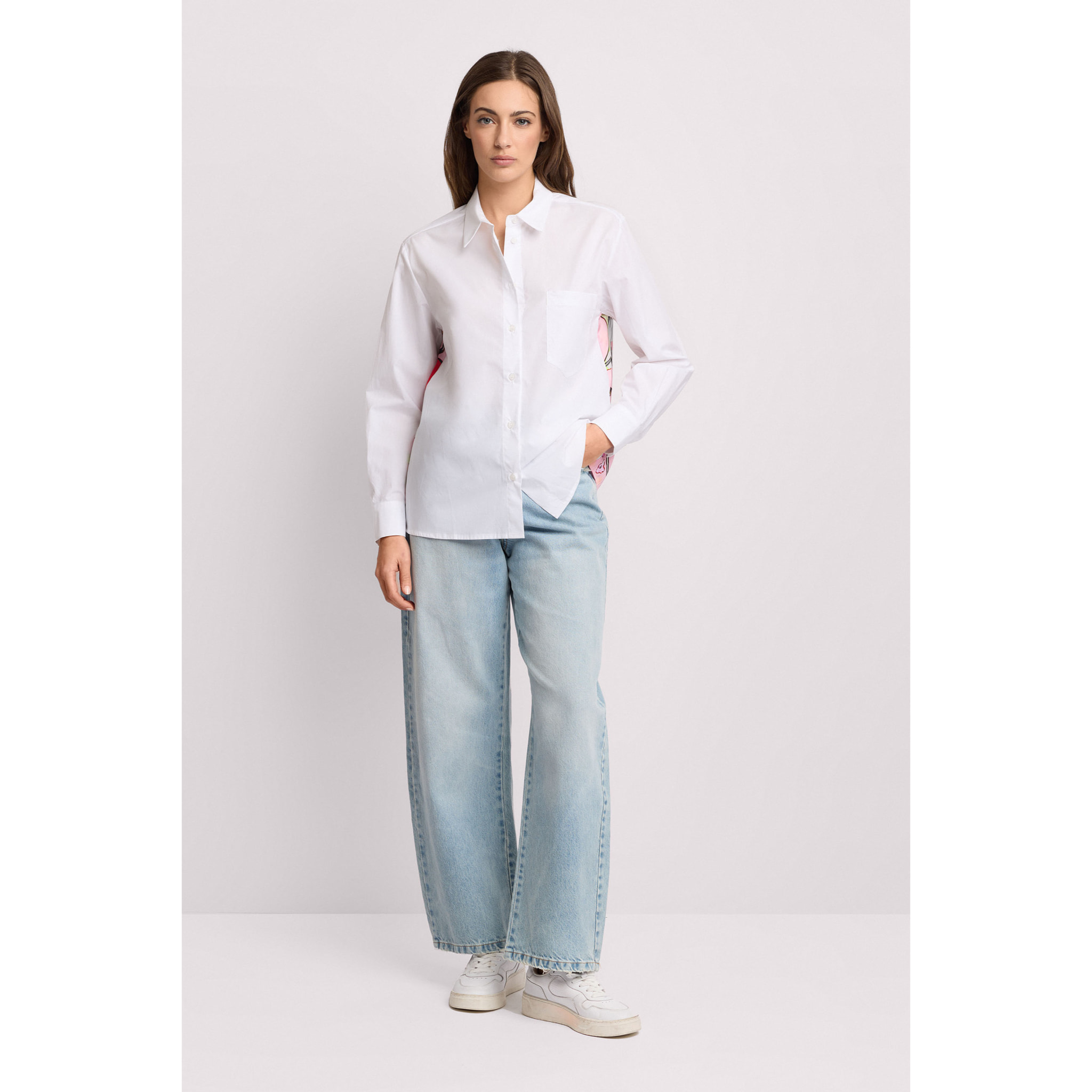 Kocca - Camicia con stampa pop-art Donna, Fantasia, Colletto di camicia