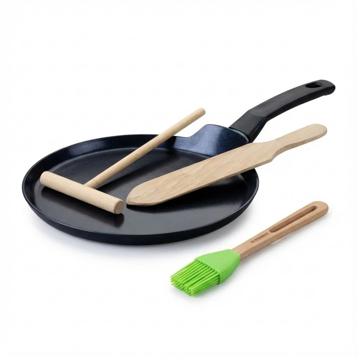 Set chandeleur avec crêpière 26 cm et 3 ustensiles Fackelmann Brandao