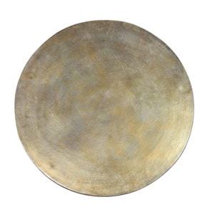 Mesas de Centro de Bronce Grande 76 Cm, Pequeña 66 Cm Estilo Industrial