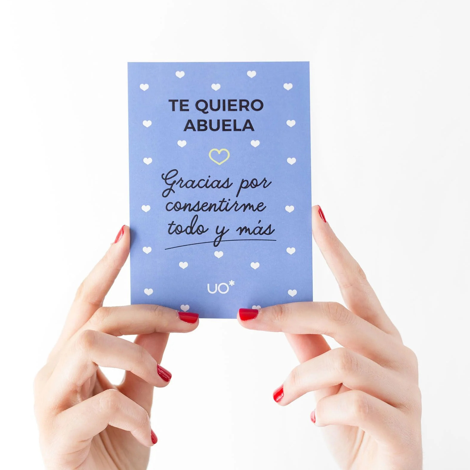 Postal "Te quiero abuela"