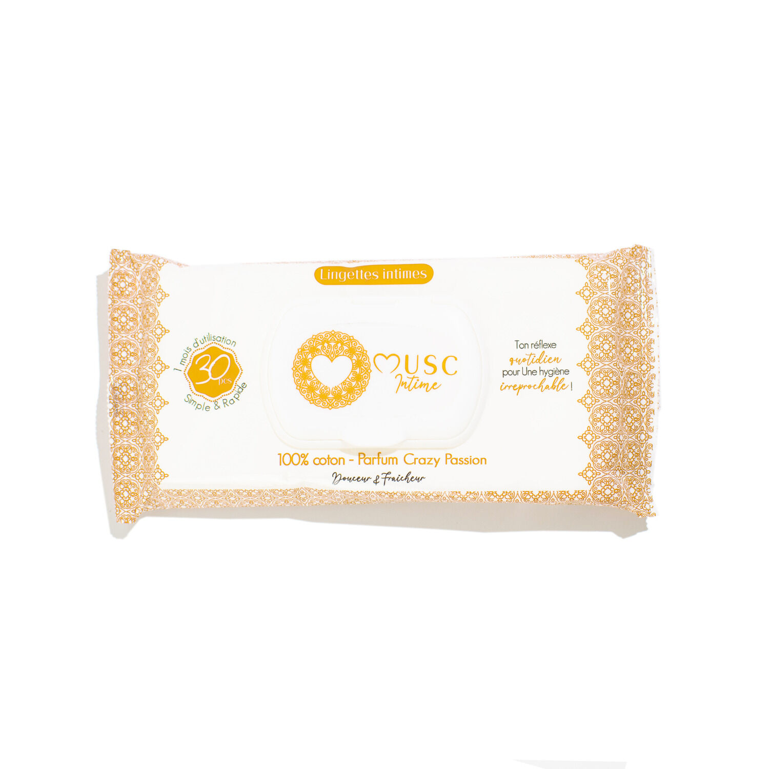 Crazy Passion - Lingettes Intimes 30 unités