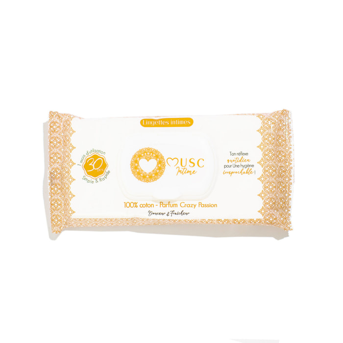 Crazy Passion - Lingettes Intimes 30 unités