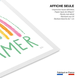 Affiche Dreamer graphic Affiche seule