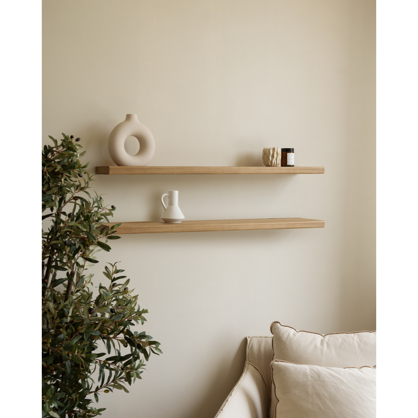 Estante de madera maciza de álamo en varias medidas