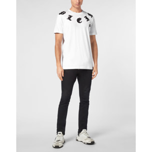PHILIPP PLEIN Camiseta de cuello redondo y manga corta GOTHIC PLEIN